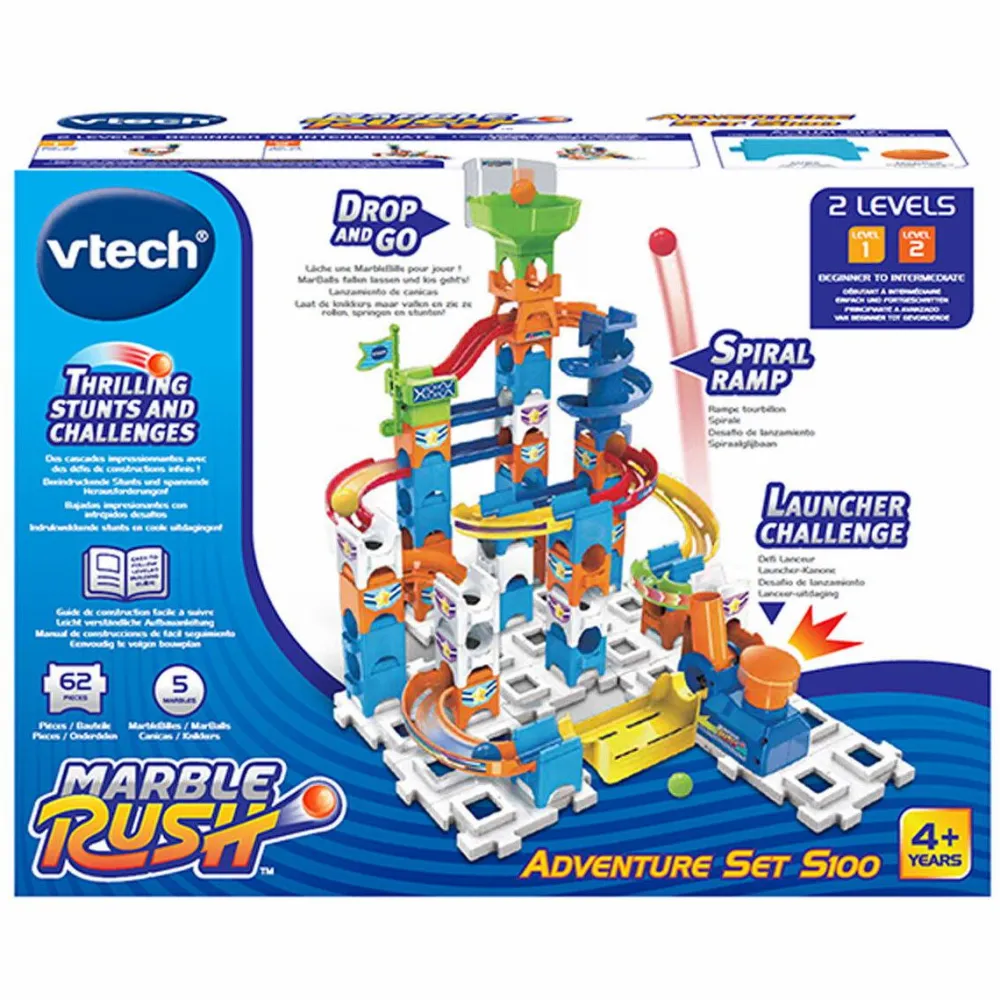 Kuglebane<vtech Kuglebane - Marble Rush Adventure, 62 dele