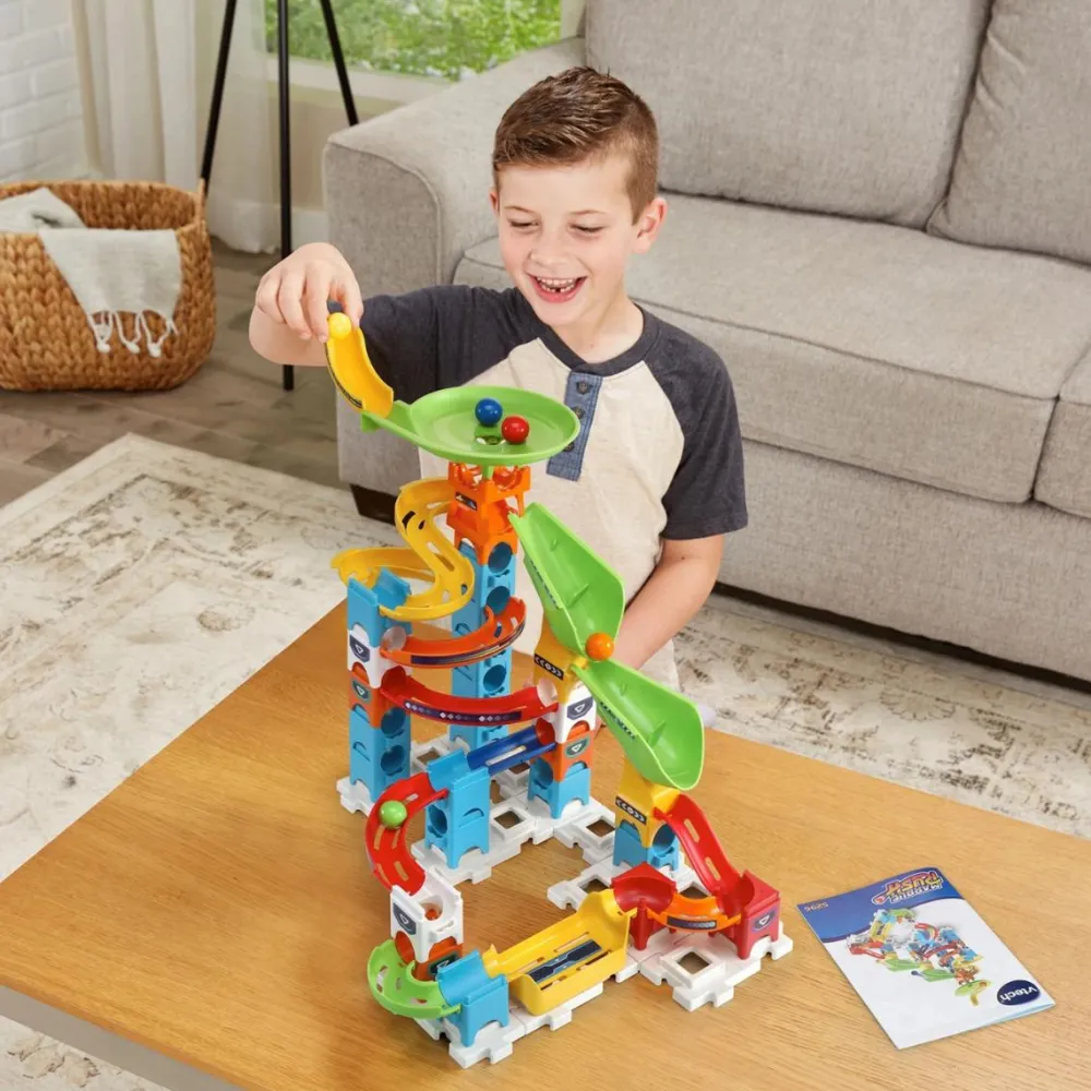 Kuglebane<vtech Kuglebane - Marble Rush Double Drop, 47 dele