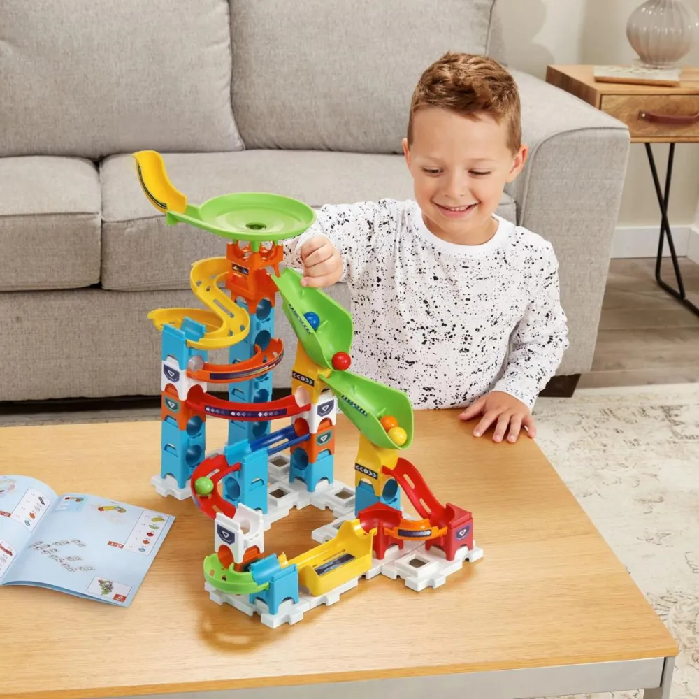 Kuglebane<vtech Kuglebane - Marble Rush Double Drop, 47 dele