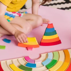 Trælegetøj|Montessori< Lav din egen regnbue