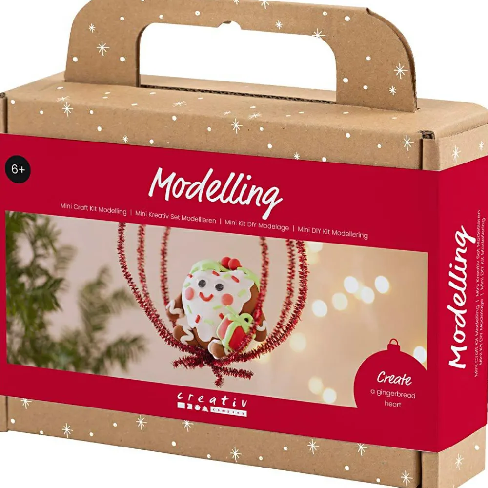 Jul<Creativ Company Lav juleophæng - Honningkage-hjerte