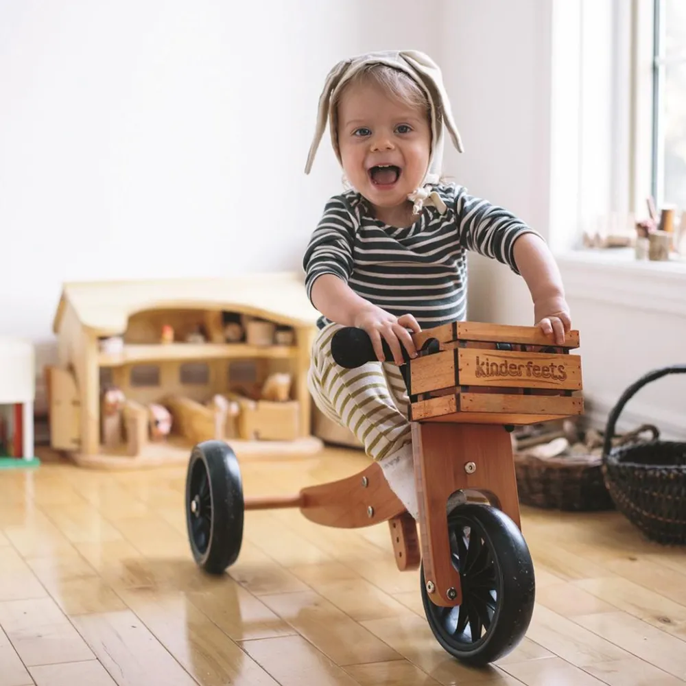 Løbecykler|Babylegetøj<Kinderfeets Løbecykel - Tiny Tot 2-i-1, Bambus