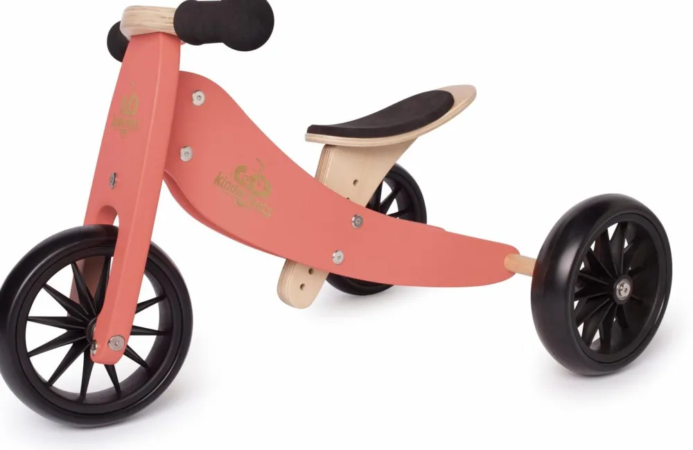 Løbecykler|Babylegetøj<Kinderfeets Løbecykel - Tiny Tot 2-i-1, Koral