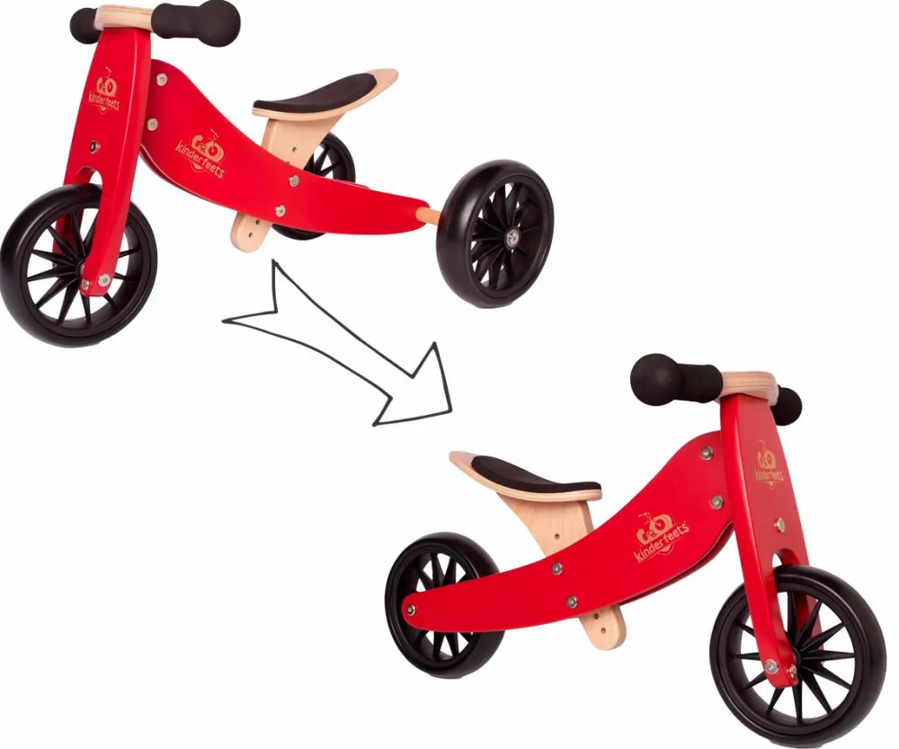 Løbecykler|Babylegetøj<Kinderfeets Løbecykel - Tiny Tot 2-i-1, Rød
