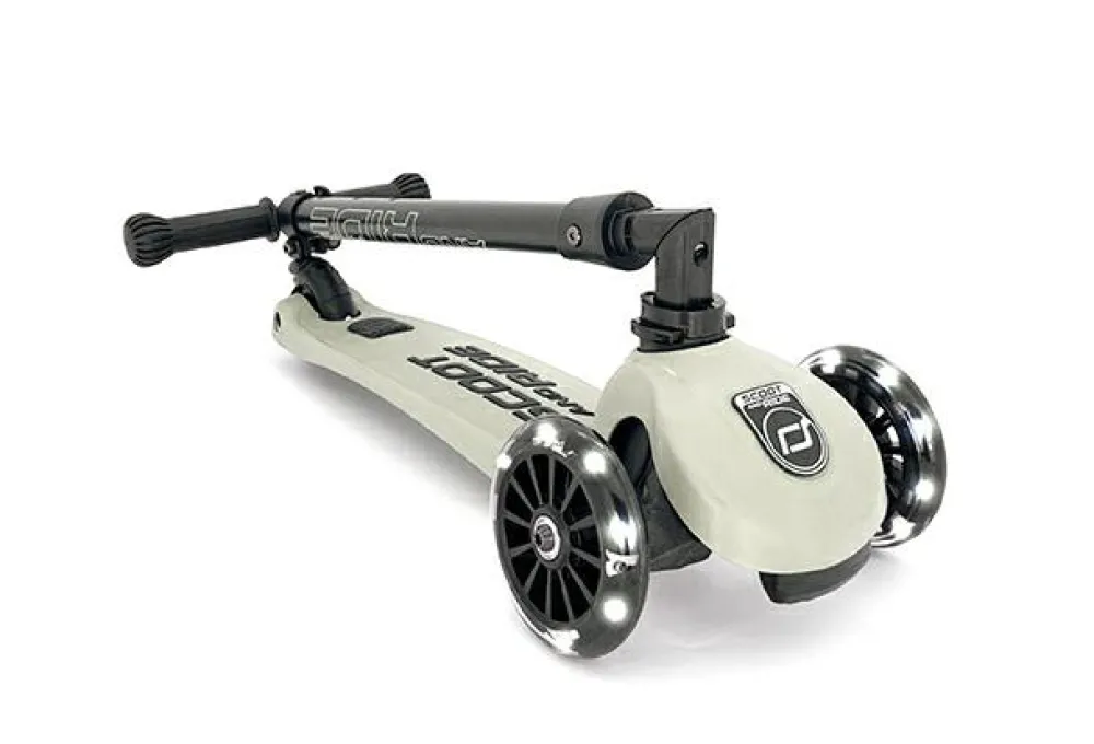 Løbehjul<Scoot & Ride Løbehjul - Highwaykick 3 m. LED, Ash