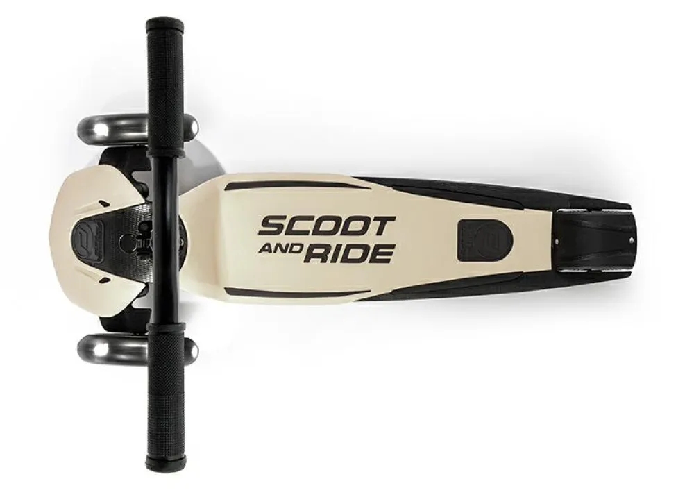 Løbehjul<Scoot & Ride Løbehjul - Highwaykick 5 m. LED, Ash