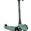 Løbehjul<Scoot & Ride Løbehjul - Highwaykick 3 m. LED, Forest