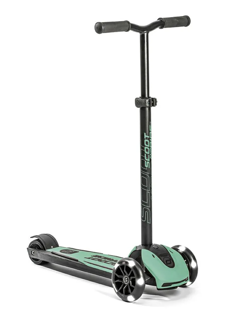Løbehjul<Scoot & Ride Løbehjul - Highwaykick 5 m. LED, Forest