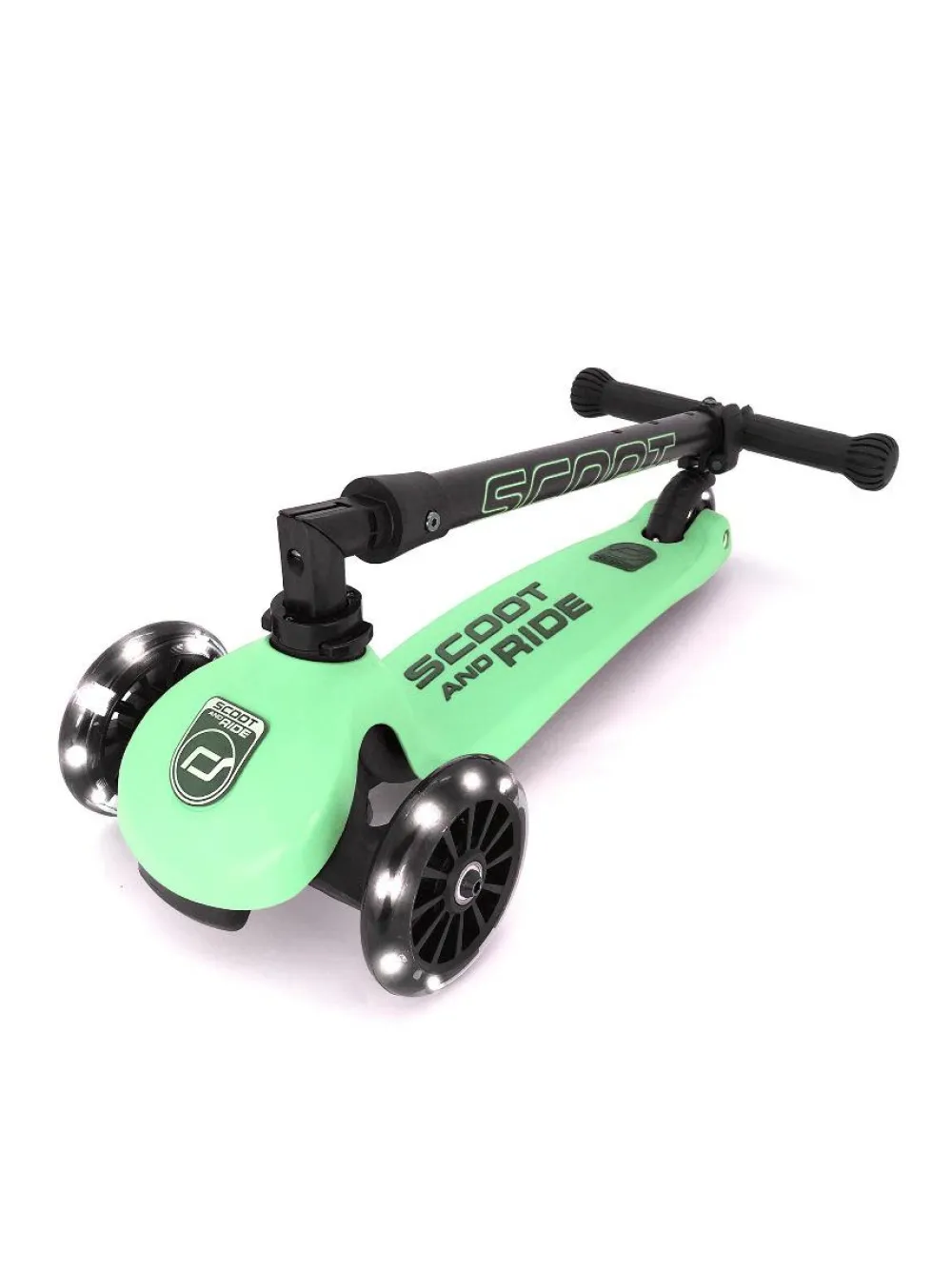 Løbehjul<Scoot & Ride Løbehjul - Highwaykick 3 m. LED, Kiwi