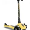 Løbehjul<Scoot & Ride Løbehjul - Highwaykick 3 m. LED, Lemon