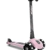 Løbehjul<Scoot & Ride Løbehjul - Highwaykick 3 m. LED, Rose