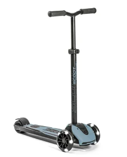 Løbehjul<Scoot & Ride Løbehjul - Highwaykick 5 m. LED, Steel