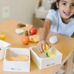 Rolleleg|Legekøkken & Legemad<Melissa & Doug Legemad - Fødevarer i 4 kasser