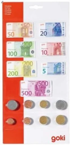 Rolleleg|Matematik & Leg<goki Legepenge - Euro, 116 dele