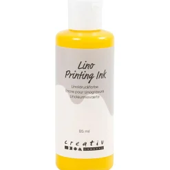 Kreativ Leg|Tegne- & Malegrej<Creativ Company Linoleumssværte 85 ml. - Gul