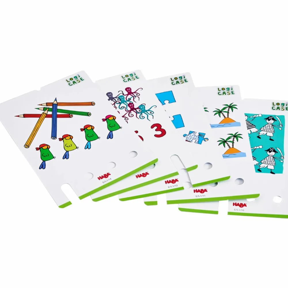 Montessori|Spil<Haba Logic! CASE tilbehør 5+ år - Pirater