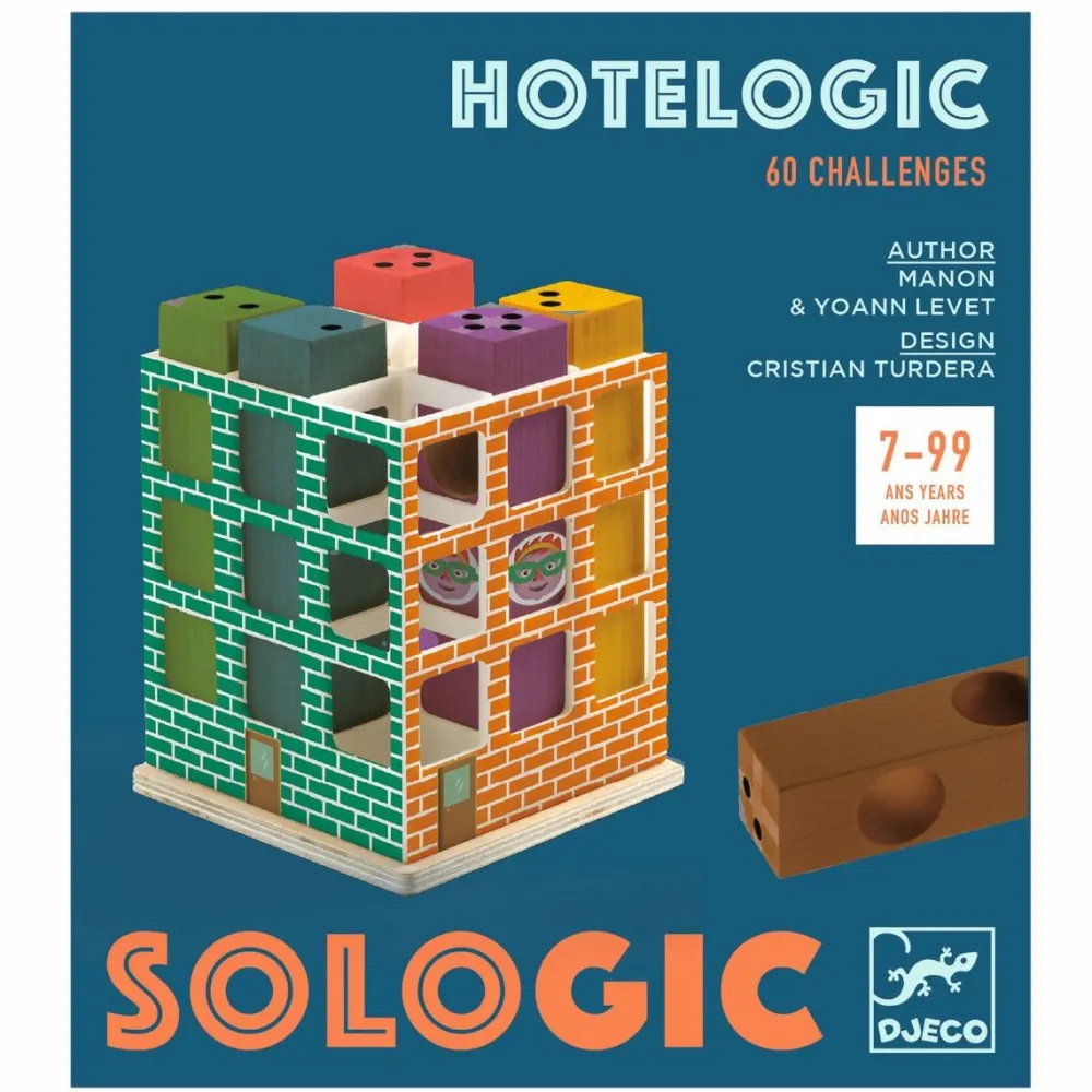 Spil<Djeco Logikspil - Hotelogic