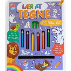 Legetøj Til Ferien|Tegne- & Malegrej<Forlaget Bolden Lær at tegne... Og farv så