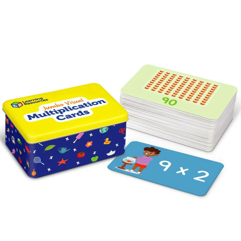 Skolesjov|Matematik & Leg<Learning Resources Læringskort - Øv multiplikation