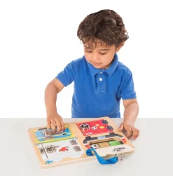 Vis Alle Varer (Særlige Behov)|Finmotorik<Melissa & Doug Låsebræt m. 4 jumbolåger