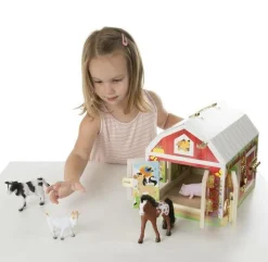 Vis Alle Varer (Særlige Behov)|Finmotorik<Melissa & Doug Låsehus - Bondegården