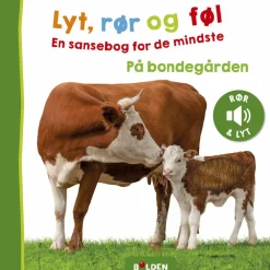 Børnebøger|Babylegetøj<Forlaget Bolden Lyt, rør og føl - På bondegården