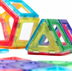 Skolesjov|Matematik & Leg<Polydron MAG | Transparent | 100 dele