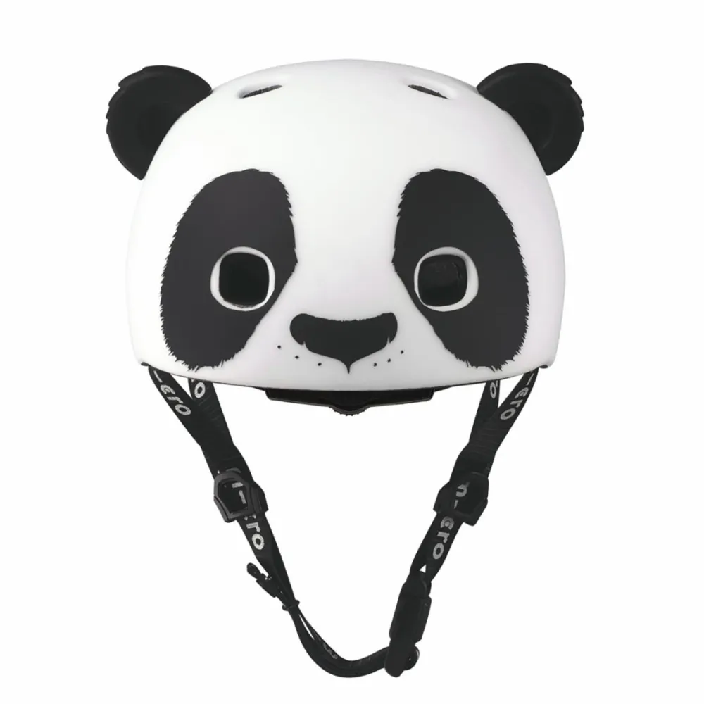 Børnesikkerhed<Micro cykelhjelm Panda - Small, 48-53 cm