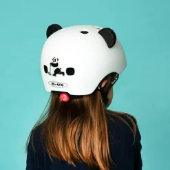 Børnesikkerhed<Micro cykelhjelm Panda - Small, 48-53 cm