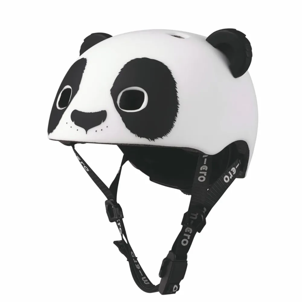 Børnesikkerhed<Micro cykelhjelm Panda - Small, 48-53 cm