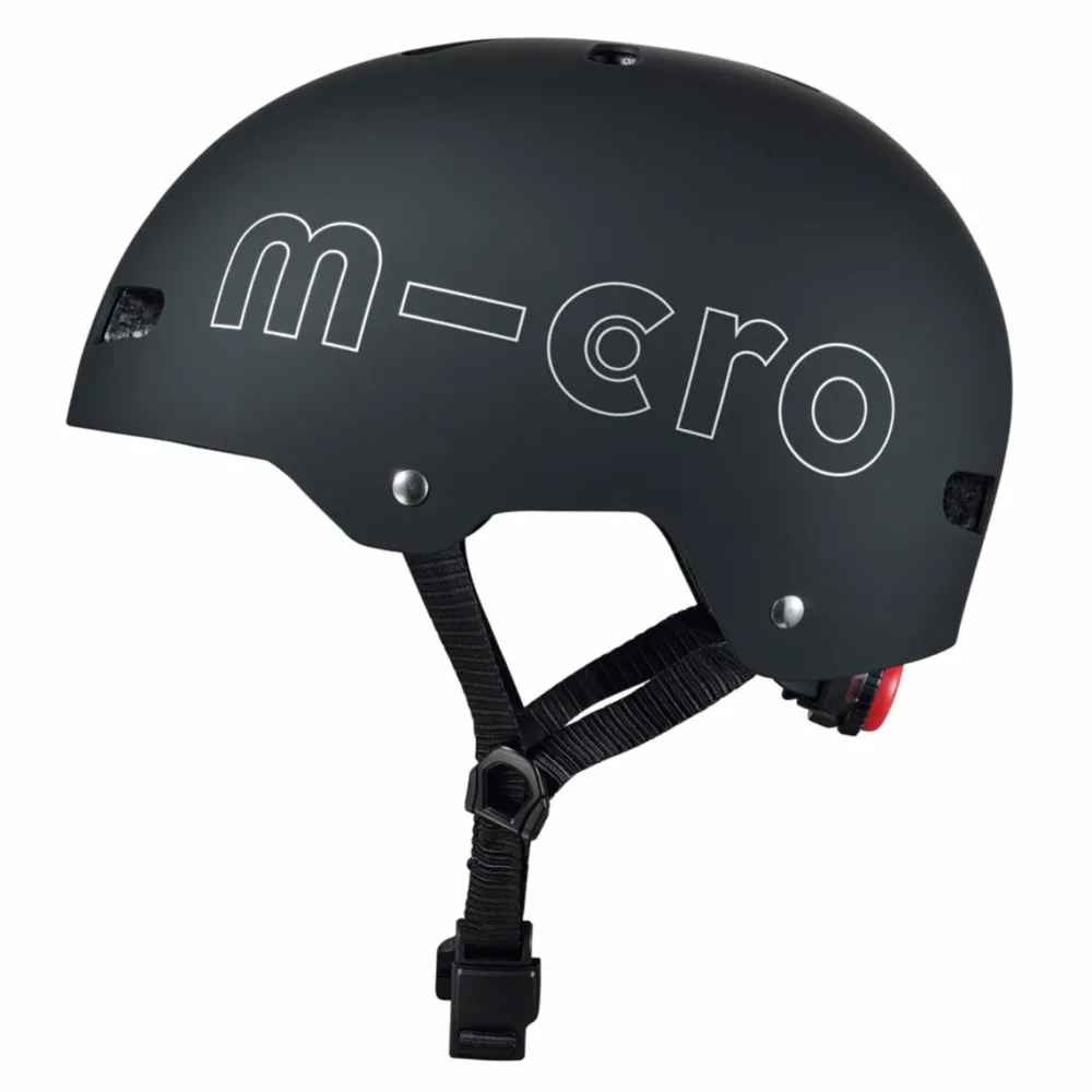 Børnesikkerhed<Micro cykelhjelm - Sort, 58-61 cm