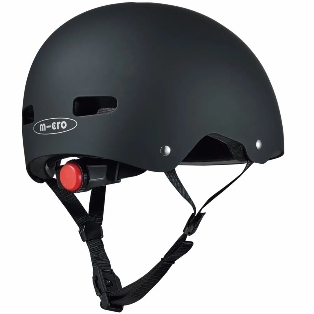 Børnesikkerhed<Micro cykelhjelm - Sort, 54-58 cm