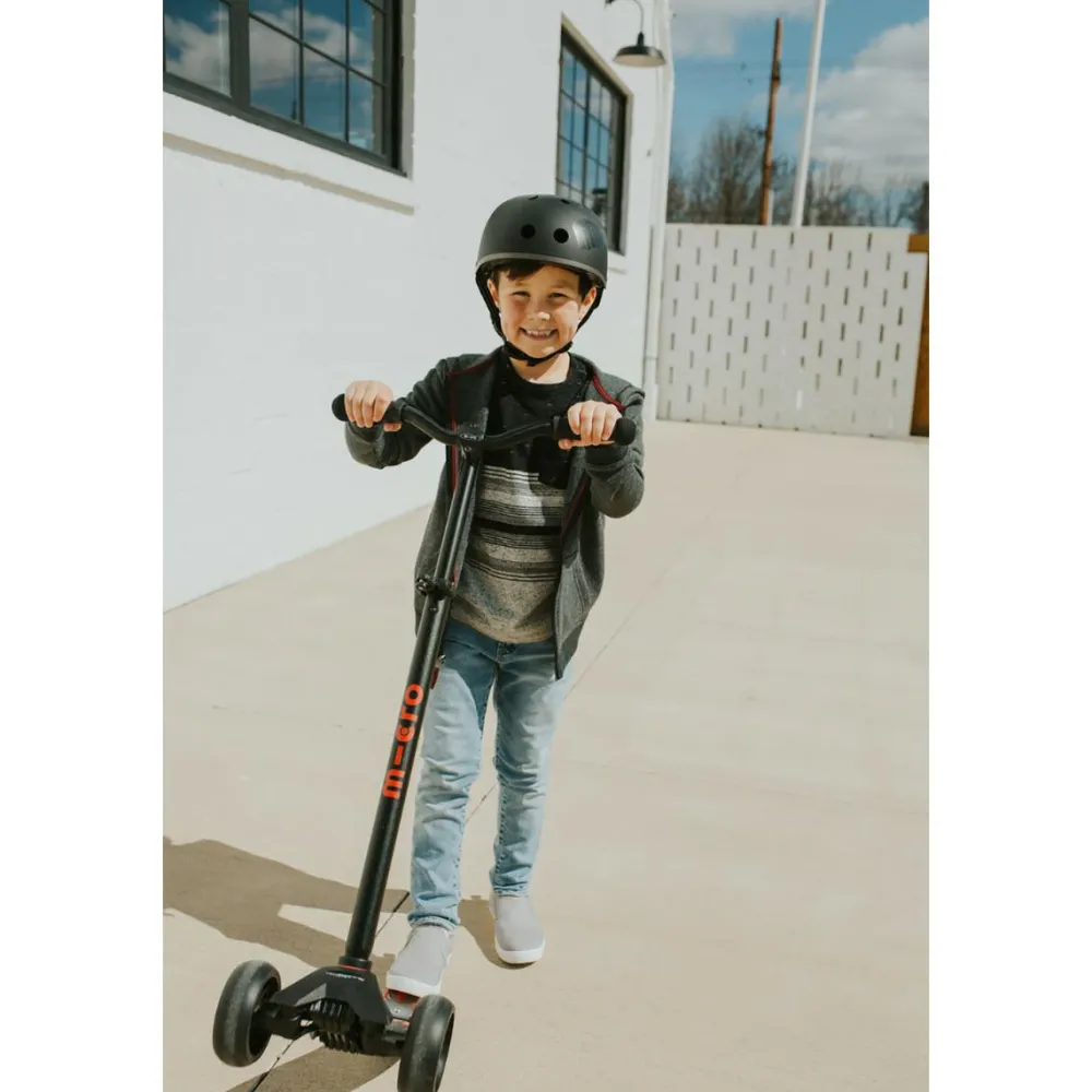 Løbehjul|Løbecykler<Micro - Maxi Deluxe Pro, Sort/Rød