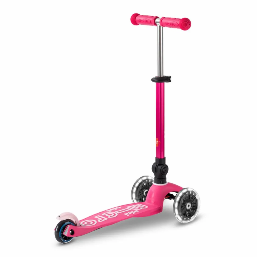 Løbehjul|Løbecykler<Micro - Mini Deluxe foldbar LED, Pink