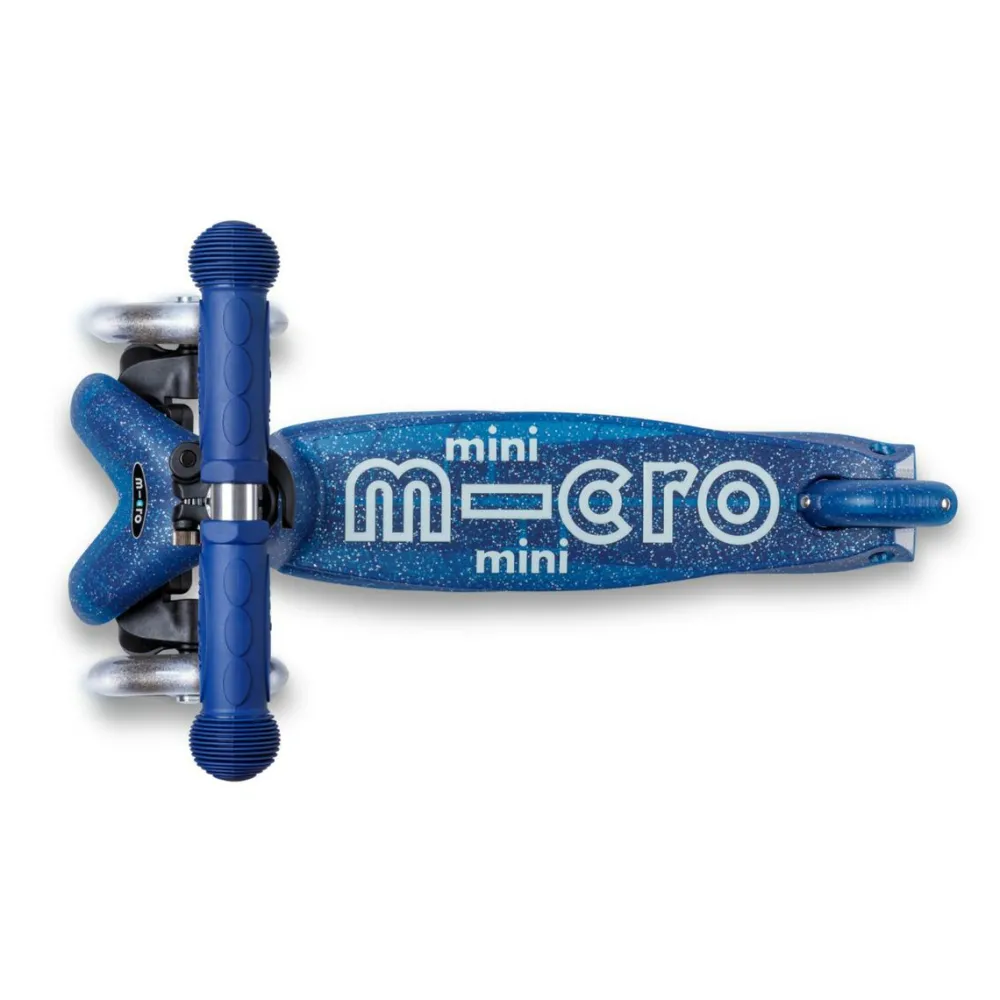Løbehjul|Tumlinge Legetøj<Micro - Mini Deluxe Glitter LED, Marineblå