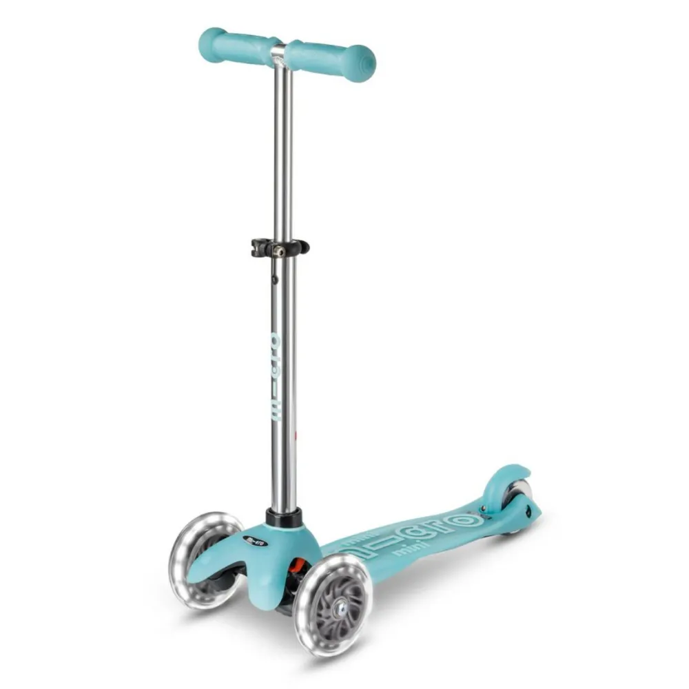 Løbehjul|Tumlinge Legetøj<Micro - Mini Deluxe Glow LED Plus, Aqua