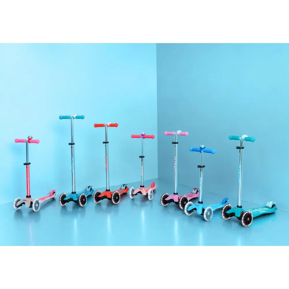 Løbehjul|Tumlinge Legetøj<Micro - Mini Deluxe Glow LED Plus, Aqua