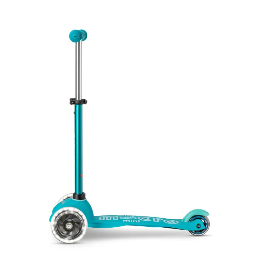 Løbehjul<Micro - Mini Deluxe LED, Aqua