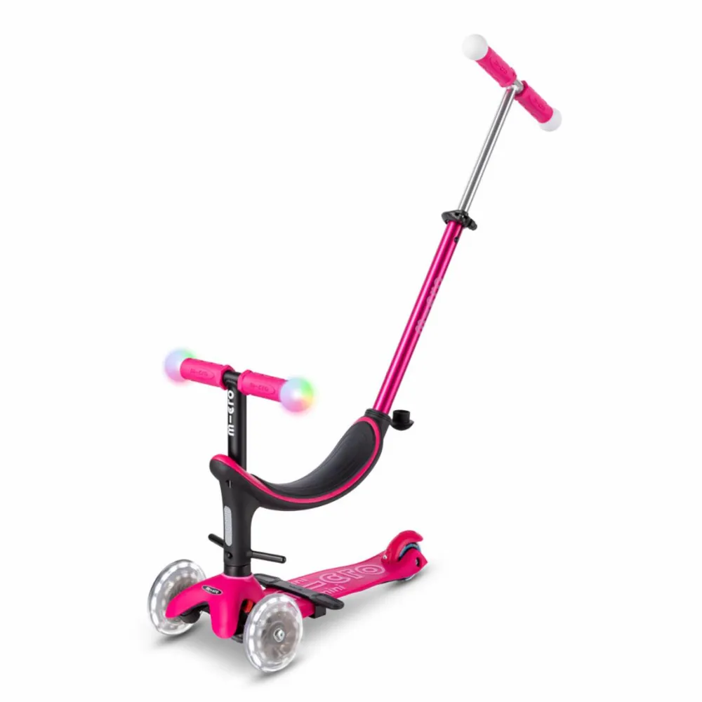 Løbehjul|Løbecykler<Micro - Mini2grow Deluxe Magic LED, Pink