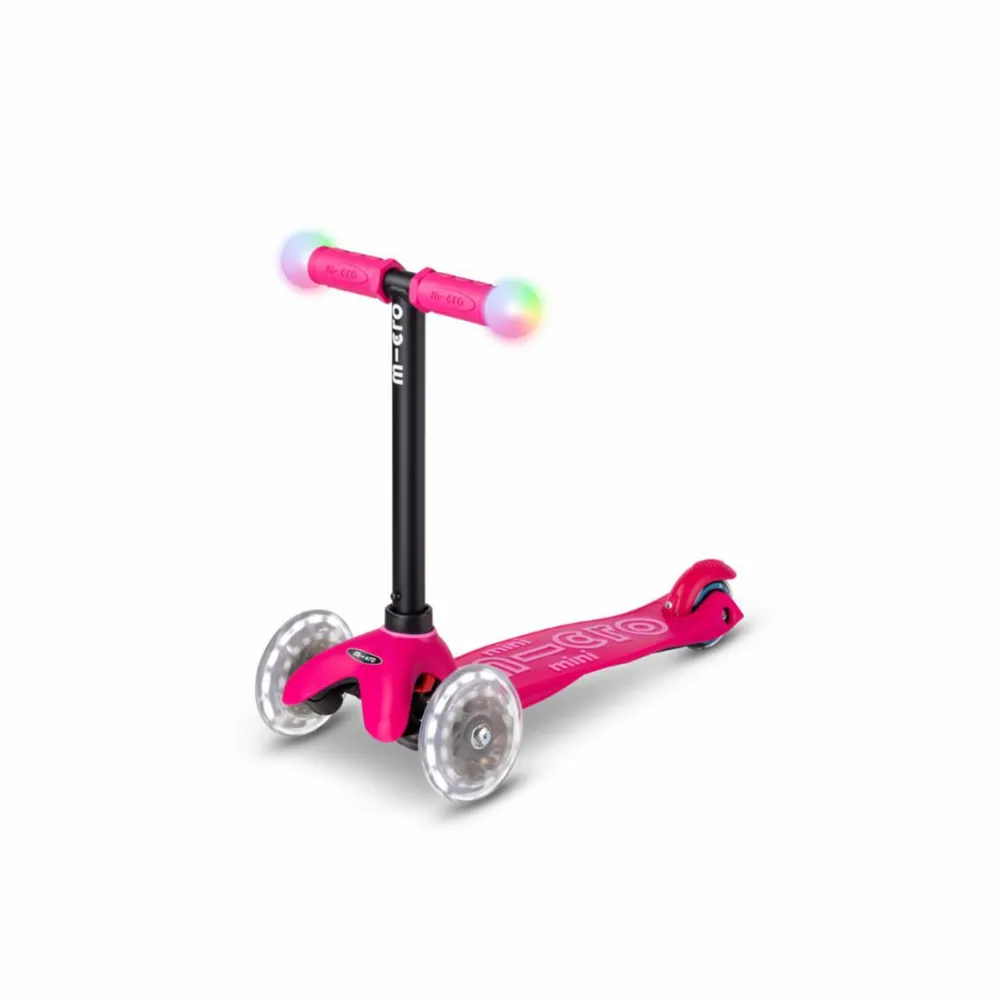 Løbehjul|Løbecykler<Micro - Mini2grow Deluxe Magic LED, Pink