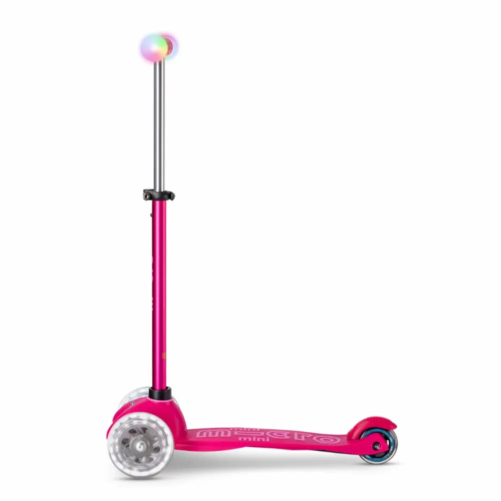 Løbehjul|Løbecykler<Micro - Mini2grow Deluxe Magic LED, Pink