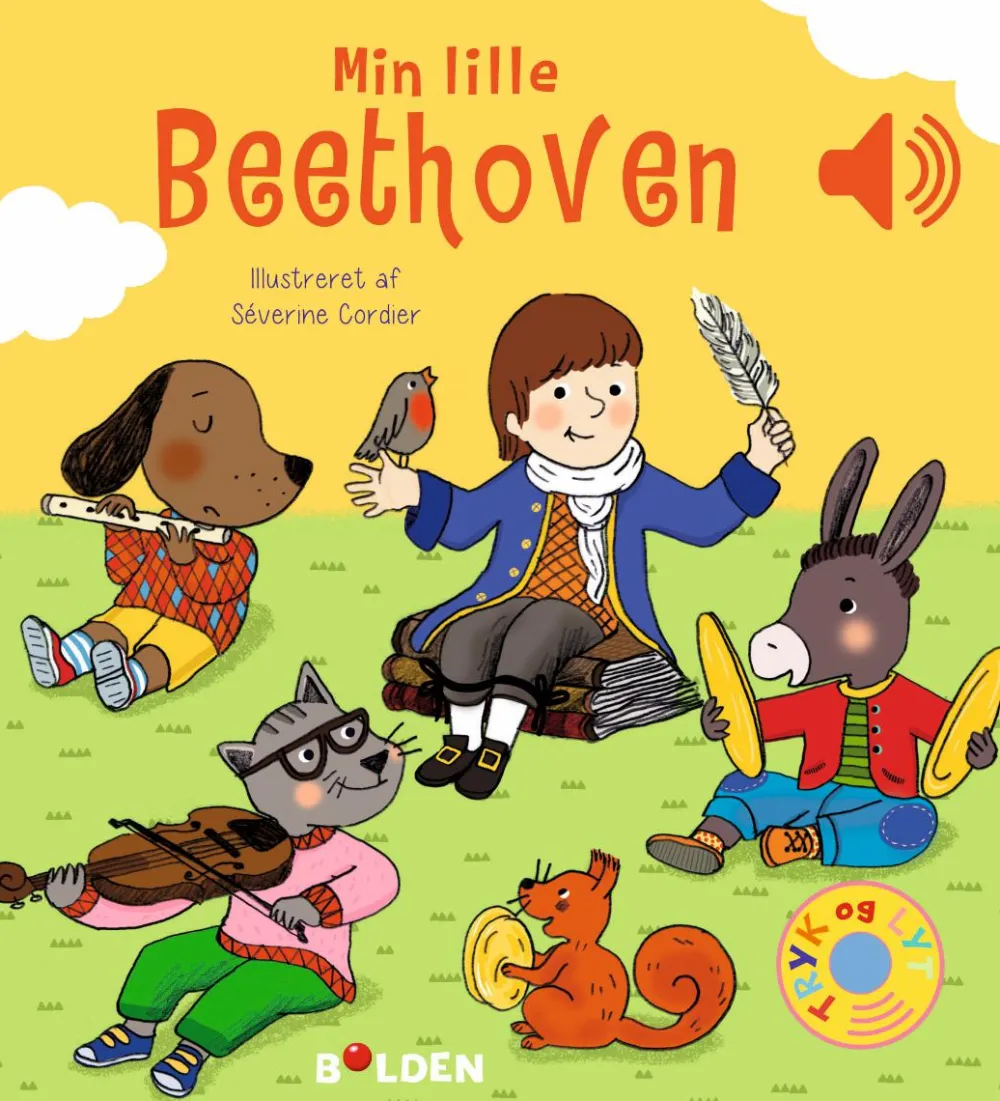 Børnebøger|Babylegetøj<Forlaget Bolden Min lille Beethoven