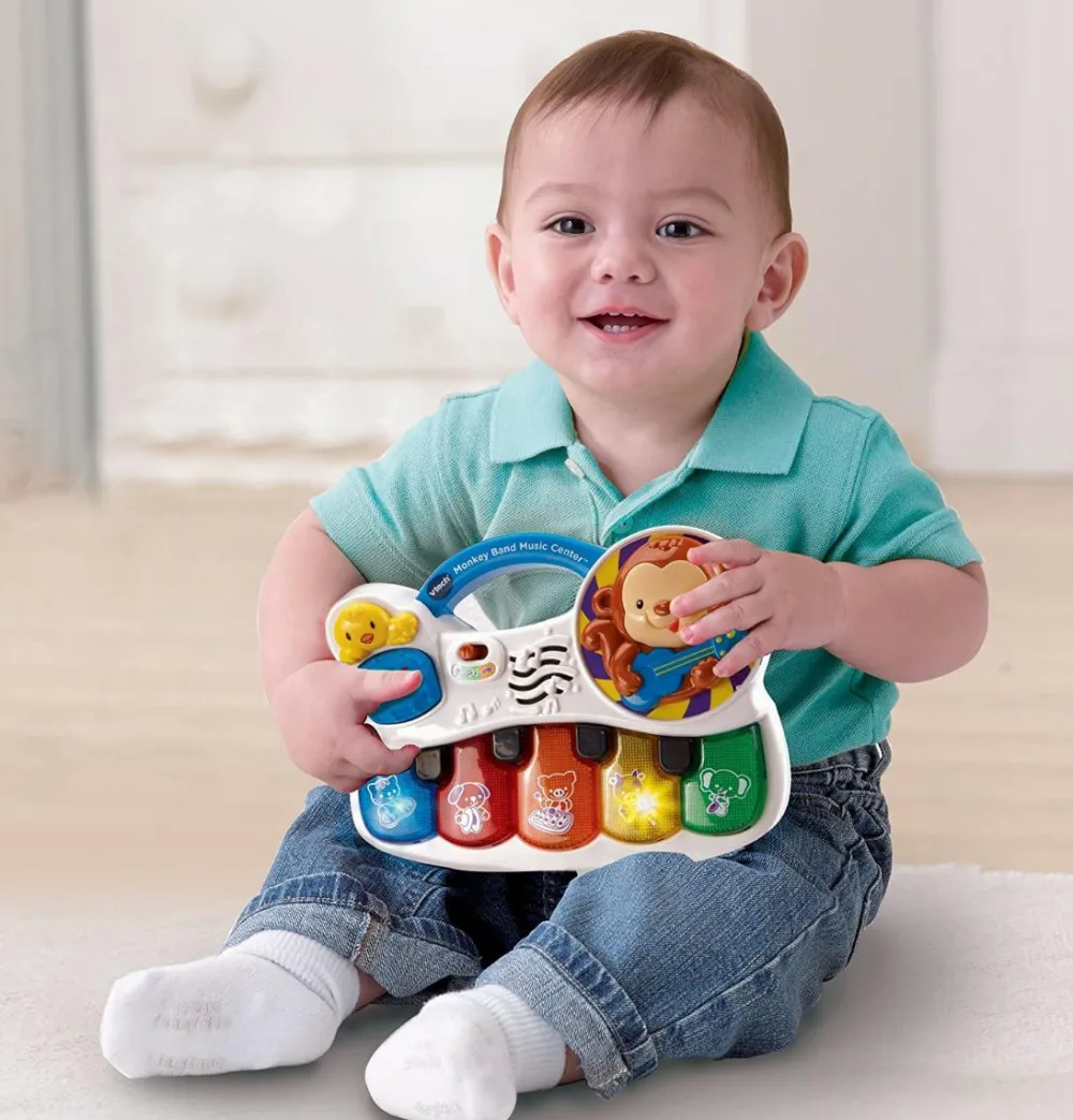 Interaktivt Legetøj|Babylegetøj<vtech Mit abeband keyboard