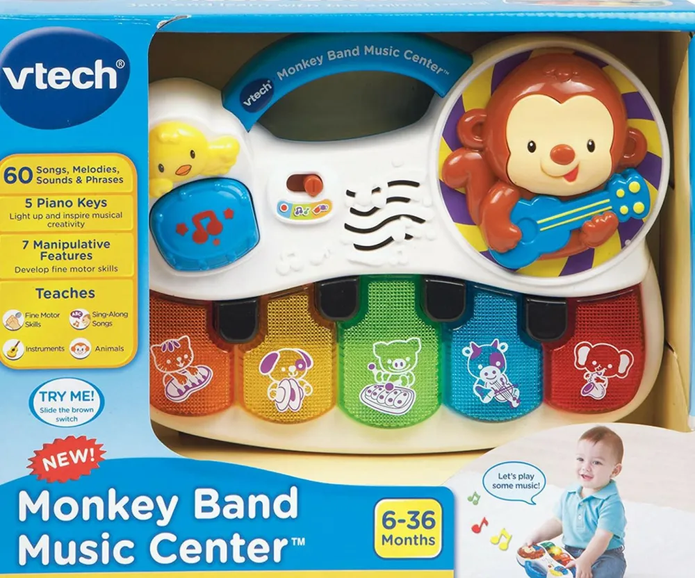 Interaktivt Legetøj|Babylegetøj<vtech Mit abeband keyboard