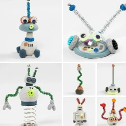 Kreativ Leg|Krea-Fitness<Creativ Company Modelleringskit - Robotter