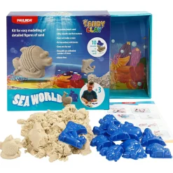 Taktil / Følesans|Anti-Stress Ting< Modelleringssand - Under havet 600 gr.