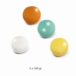 Kreativ Leg|Tumlinge Legetøj<Djeco Modellervoks - 4 x 140 gram - Glimmer