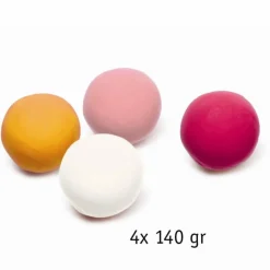 Kreativ Leg|Tumlinge Legetøj<Djeco Modellervoks - 4 x 140 gram - Lyse farver