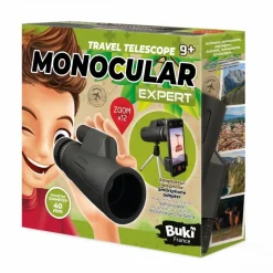 Udeleg|Naturvidenskab<Buki France Monokulær kikkert 12x - Inkl. smartphone adapter