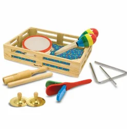 Montessori|Musikinstrumenter Til Børn<Melissa & Doug Musikkasse m. 7 instrumenter